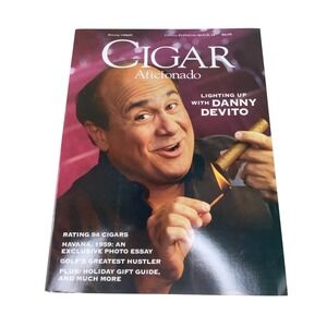 Vintage Cigar Aficionado Magazine Danny DeVito Winter 1996 1997